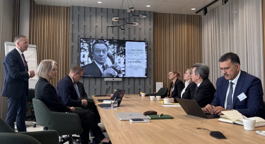 Minister Shermatov visits Finland to exchange experiences in digital transformation